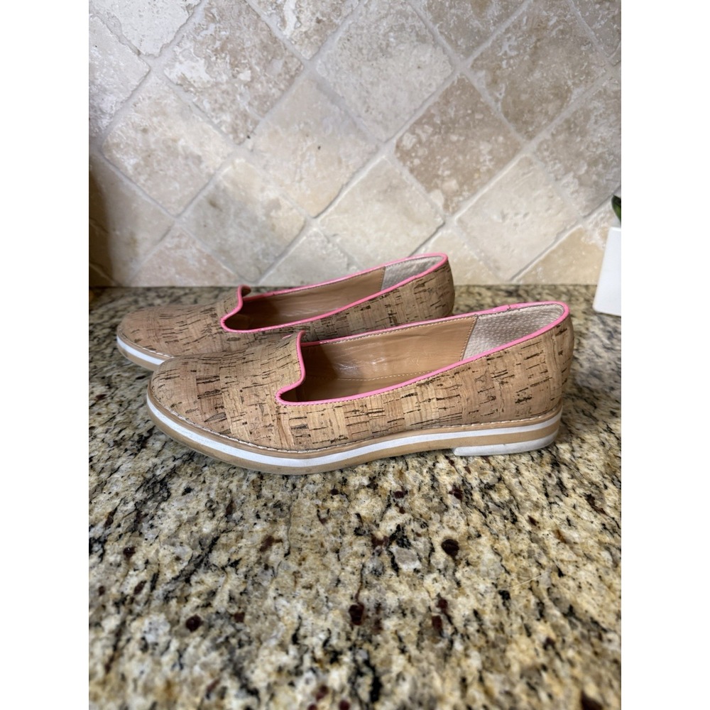Sam Edelman Circus Addison Size 7.5 Cork Pink‎ Flat Shoes Clean